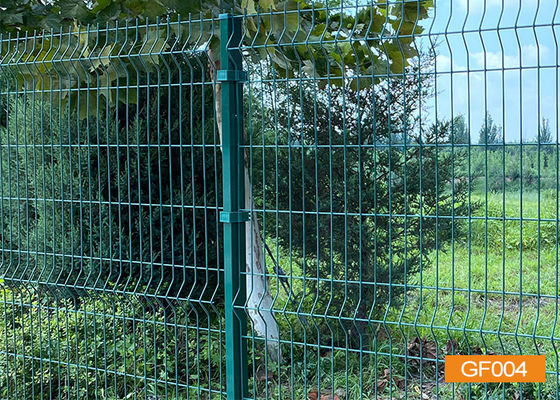 Poste PE del rectángulo que cubre el alambre Mesh Security Fence de 50*200m m