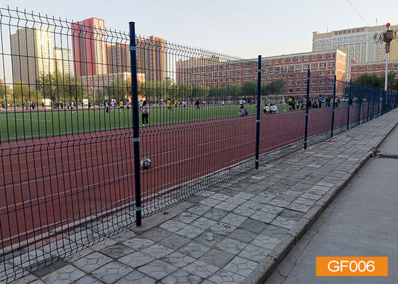 Pulverice el marco metálico V Mesh Security Fencing de la capa 50*50m m