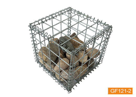 Piedra galvanizada 2x1x1 de la inmersión caliente que conserva la cerca System de Gabion de la pared de la caja