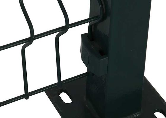 3d V malla de cercas Pvc verde / negro / gris cercas metálicas seguridad malla de alambre