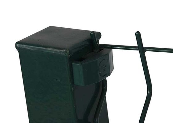3d V malla de cercas Pvc verde / negro / gris cercas metálicas seguridad malla de alambre