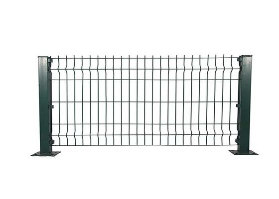 Acero galvanizado acero curvado 3d alambre de malla de cerca 1x2 6x6