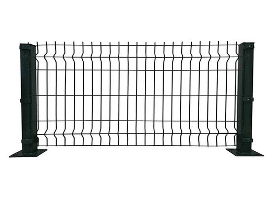 3d V malla de cercas Pvc verde / negro / gris cercas metálicas seguridad malla de alambre