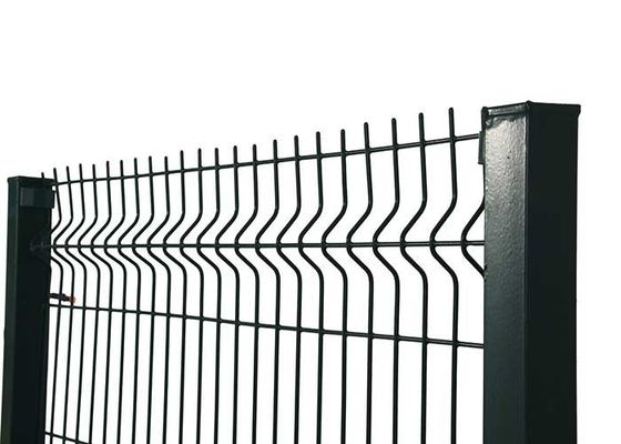 Acero galvanizado acero curvado 3d alambre de malla de cerca 1x2 6x6