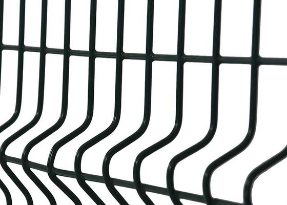 Acero galvanizado acero curvado 3d alambre de malla de cerca 1x2 6x6