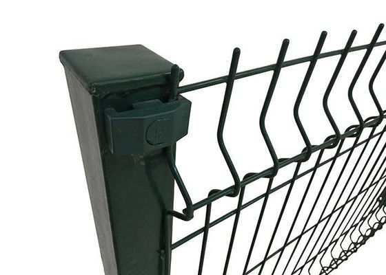 Acero galvanizado acero curvado 3d alambre de malla de cerca 1x2 6x6