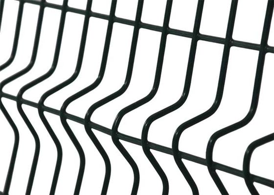 Acero galvanizado acero curvado 3d alambre de malla de cerca 1x2 6x6