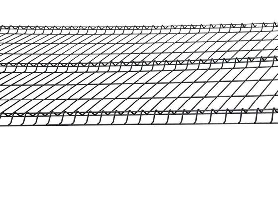 3d V malla de cercas Pvc verde / negro / gris cercas metálicas seguridad malla de alambre