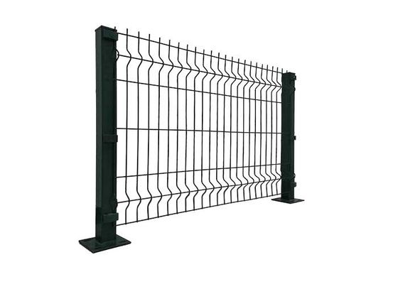 Casa personalizada de alta calidad exterior 3D de metal curvado de malla de alambre soldado cerco de jardín para cercas panel de PVC cercas verdes