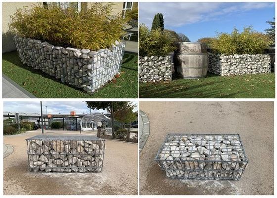 Cestas de Mesh Gabion Box Gabion Wire del alambre para la cerca de piedra System de Gabion del muro de contención