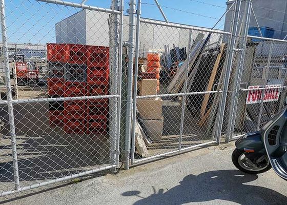 Venta caliente Deportes Campo de béisbol cerco de enlace de cadena de diamantes galvanizado