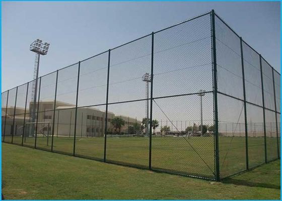 cancha de básquet anti Diamond Chain Link Fence de la corrosión