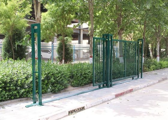 Cerca Gate del jardín del metal soldado con autógena de la puerta deslizante ISO14001