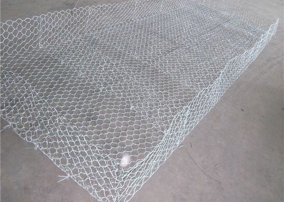 Alambre de piedra galvanizado Mesh Gabion Fence System de Gabion de la cesta