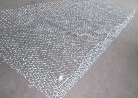 Alambre de piedra galvanizado Mesh Gabion Fence System de Gabion de la cesta