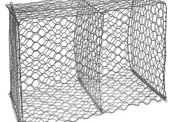 Alambre de piedra galvanizado Mesh Gabion Fence System de Gabion de la cesta