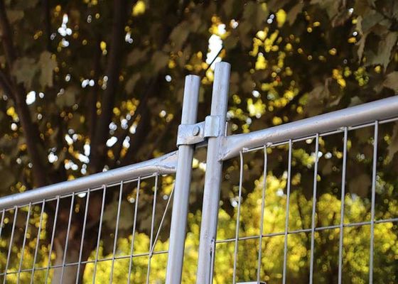 2.1M * 2.4m Australia Retráctil temporaria de la cerca agujero cuadrado