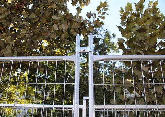 2.1*2.4m Construcción móvil sitio galvanizado en caliente Australia paneles temporales de vallas