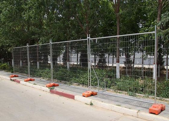 2.1*2.4m Construcción móvil sitio galvanizado en caliente Australia paneles temporales de vallas