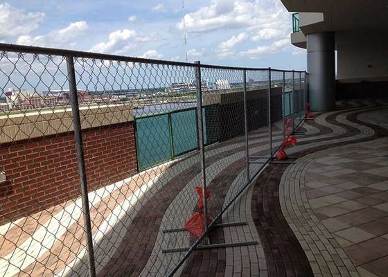 Panel de cercas temporales para el sitio de construcción