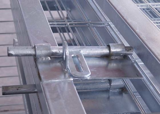 Decoración de jardín de baja 3D alambre de acero galvanizado cubierto cerca en Sliver