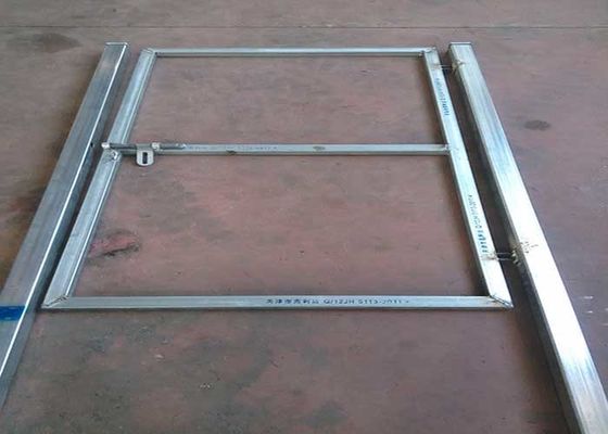 Modelo 3D de jardín de la casa Puerta de hierro Decoración de jardín galvanizado 32x32mm Rail