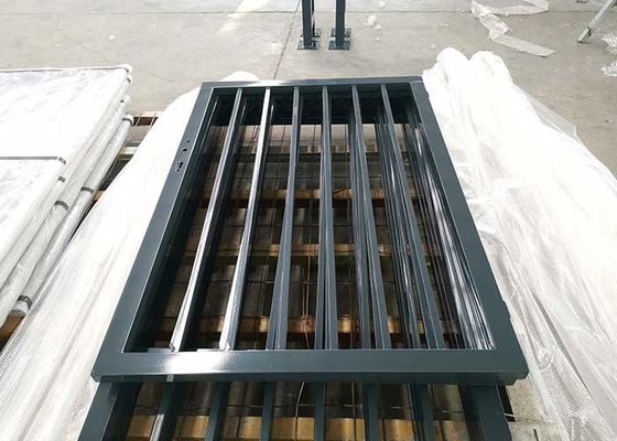 Puerta corredera de acero y hierro 3D fácil de ensamblar para seguridad doméstica de bajo mantenimiento en la India
