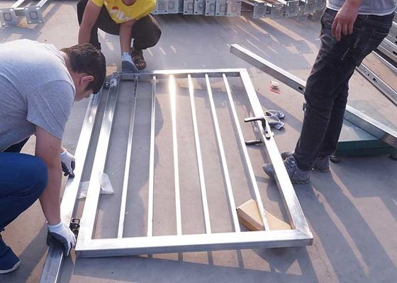 Puerta corredera de acero y hierro 3D fácil de ensamblar para seguridad doméstica de bajo mantenimiento en la India