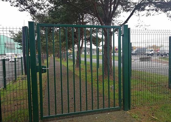 Modelo 3D de jardín de la casa Puerta de hierro Decoración de jardín galvanizado 32x32mm Rail