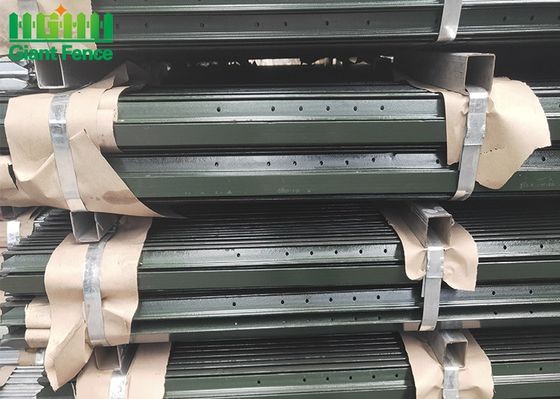 Postes de la barra del metal T de 7 pies para el alambre protector Mesh Fencing