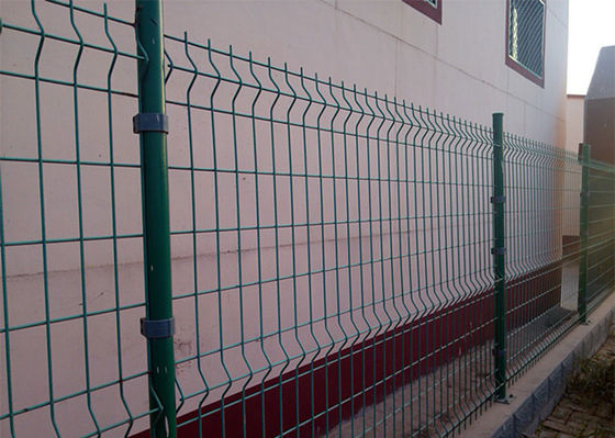 El PVC cubrió la cerca With Round Post del panel 3d de 50*200m m