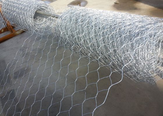 Caliente hexagonal de Galv y de Galf sumergido galvanizó la caja tejida de Gabion