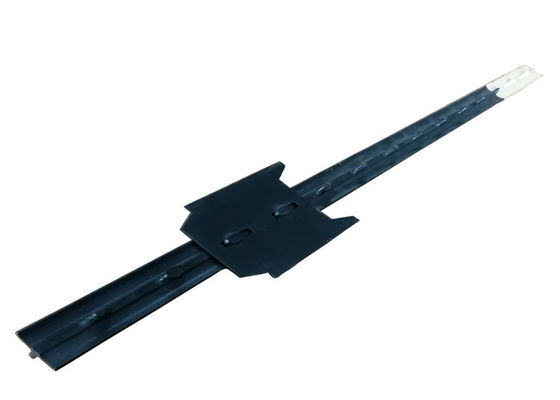 Poste tachonado de acero Theftproof de los 6ft Q235 T para cercar