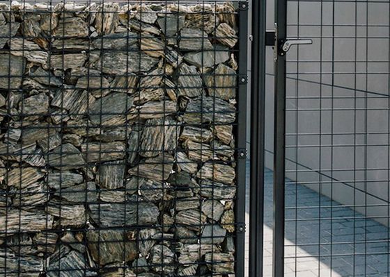 ISO14001 galvanizó a Gabion soldado con autógena Mesh Basket