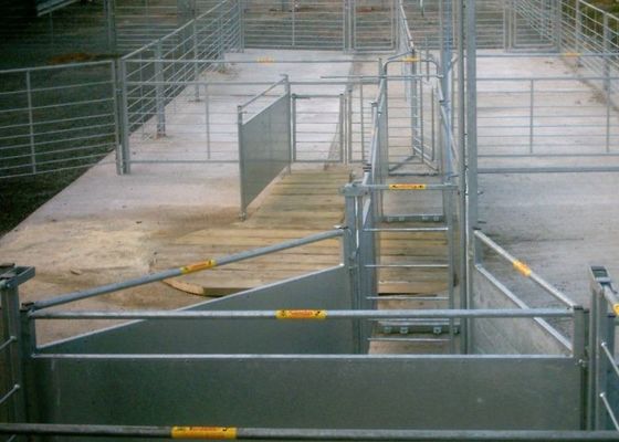 Cerca soldada con autógena tubo cuadrado Panels For Cattle del ganado