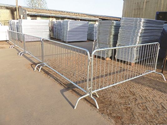 Concierto de acero Barricadas de control de multitudes de 36 pulgadas de altura