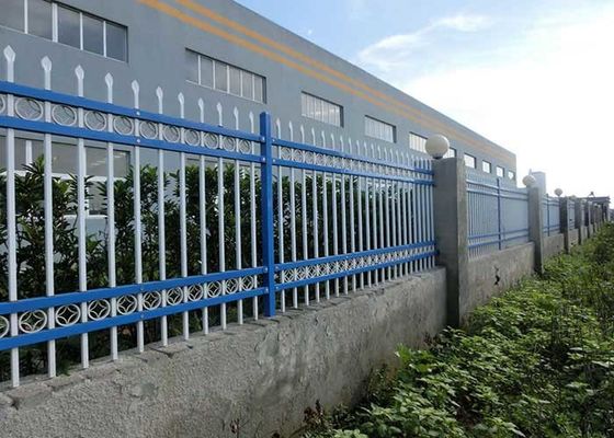 Jardín de hierro negro cercas de hierro forjado trellis metal de hierro de aluminio tubular