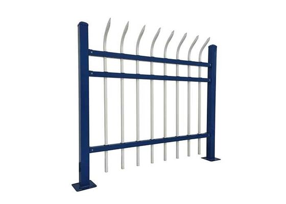 Jardín de hierro negro cercas de hierro forjado trellis metal de hierro de aluminio tubular