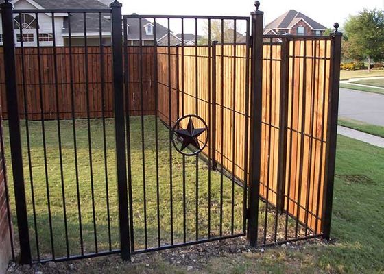 Fence de material de tubo de acero fácil de ensamblaje Q195 o Q235 para la protección de la granja hogar jardín