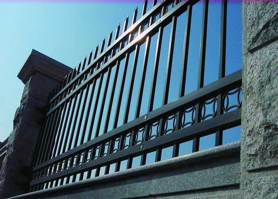 Fence de material de tubo de acero fácil de ensamblaje Q195 o Q235 para la protección de la granja hogar jardín