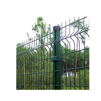 Precio de fábrica Metalx Barato Verde/Negro PVC revestido Jardín exterior 3D Curva Soldada Curva Perímetro de seguridad de alambre/malla V