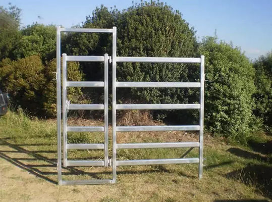 Paneles portátiles de ganado con revestimiento de zinc soldado para ganado