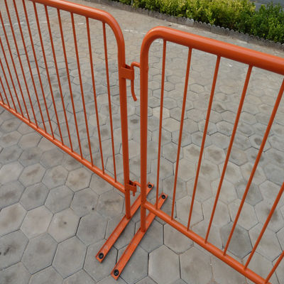 Varía pies aprietan la barrera que cerca seguridad que el Pvc anaranjado cubrió altura de 40 pulgadas