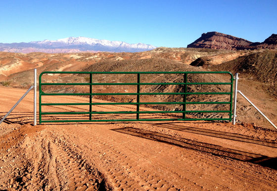 la cerca de alambre del ganado de 1500m m Panels Hot Dipped galvanizó el acero