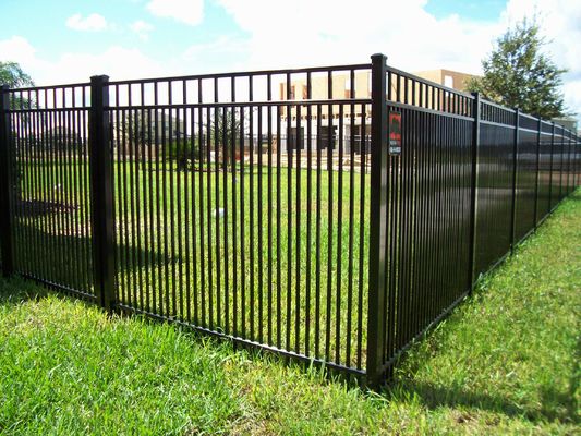 Cerca de acero ornamental del hierro labrado del jardín residencial el 1.23m