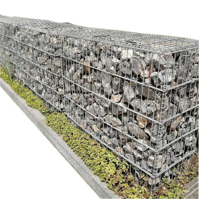 el alambre de acero galvanizado el 1mx1mx0.3m soldó con autógena la caja de Gabion