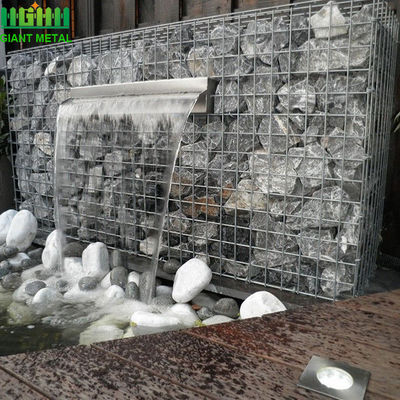 el alambre de acero galvanizado el 1mx1mx0.3m soldó con autógena la caja de Gabion
