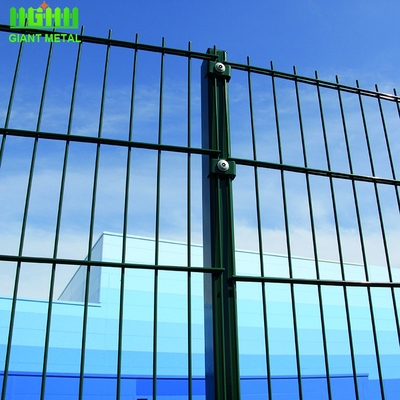 El polvo cubrió el alambre doble Mesh Fencing Green Color de 50*200m m 3.5m m