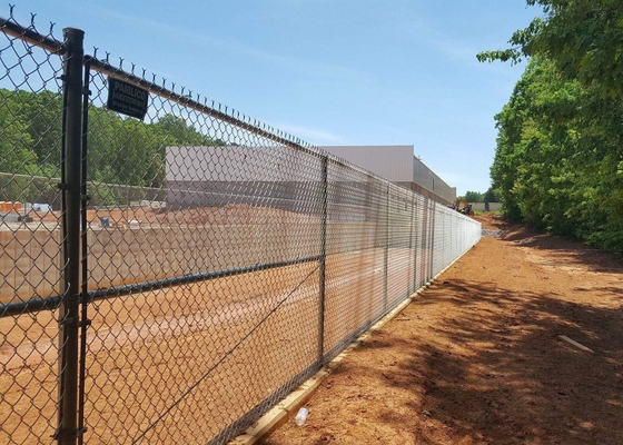 Q195 galvanizado 2.0m m Diamond Chain Link Fence For Warehouse