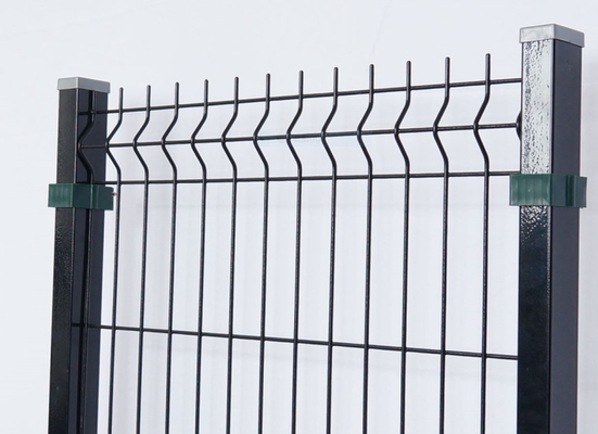 Poste cuadrado de la valla de seguridad 60*150m m de la altura 3d del jardín los 6ft
